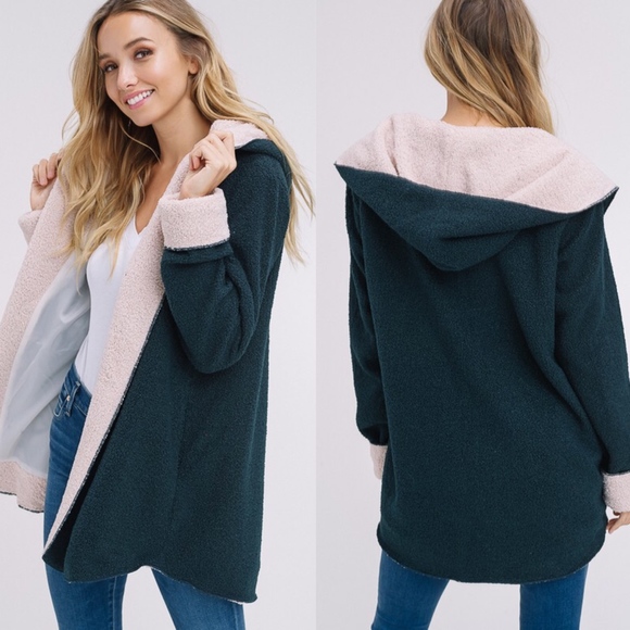 Softest Hoodie Jacket - EMERALD - Picture 2 of 4